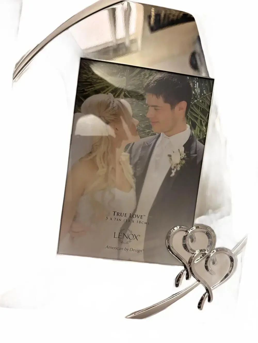 Lenox American by Design TRUE LOVE Silver-plated Photo Frame 5x7 - New in Box